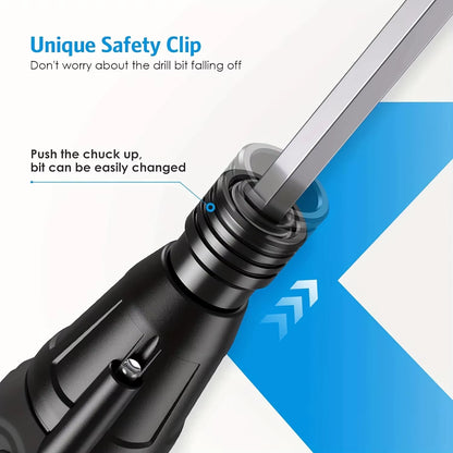 Electric Screwdriver Rechargeable Cordless Screwdriver Quick Electric Tool Home Small Electric Kit Repair Tool Electrician Repai