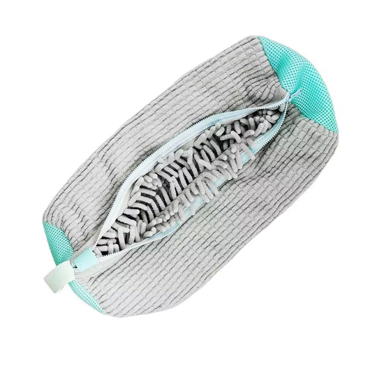 Washing Shoes Bag Cotton Laundry Net Fluffy Fibers Easily Remove Dirt Washing Bags Anti-Deformation Shoes Clothes Organizer