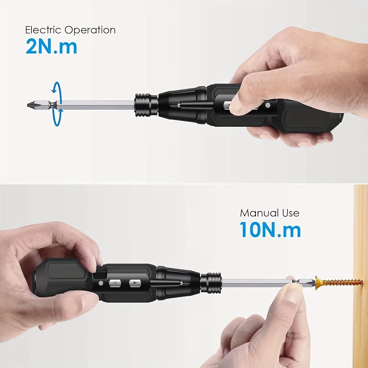 Electric Screwdriver Rechargeable Cordless Screwdriver Quick Electric Tool Home Small Electric Kit Repair Tool Electrician Repai