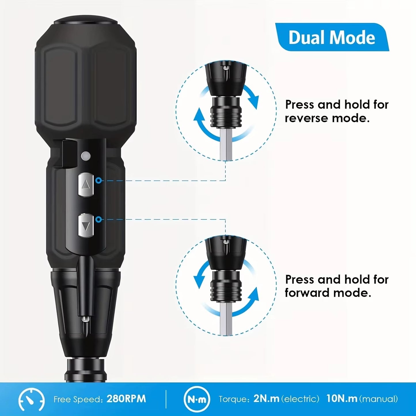 Electric Screwdriver Rechargeable Cordless Screwdriver Quick Electric Tool Home Small Electric Kit Repair Tool Electrician Repai